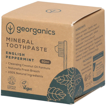 georaganic Dentifrice Menthe poivrée anglaise (60 ml)