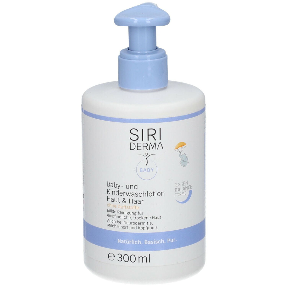 SIRIDERMA lotion lavante bébé et enfant peau et cheveux (300 ml)