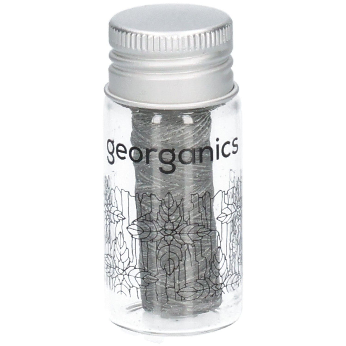 georganics fil dentaire au charbon actif (30 m)