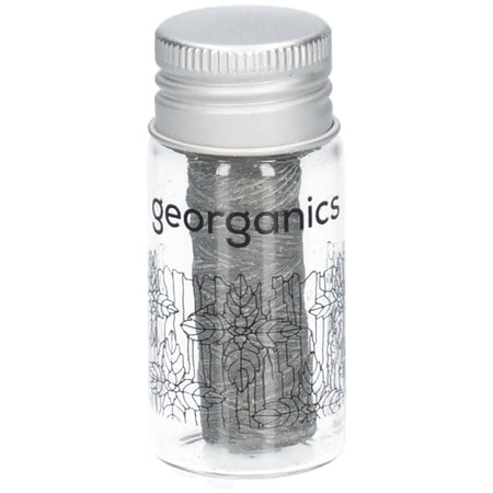georganics fil dentaire au charbon actif (30 m)