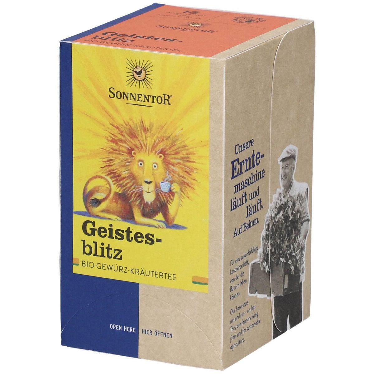 Sonnentor Geistesblitz thé (18 sachets)