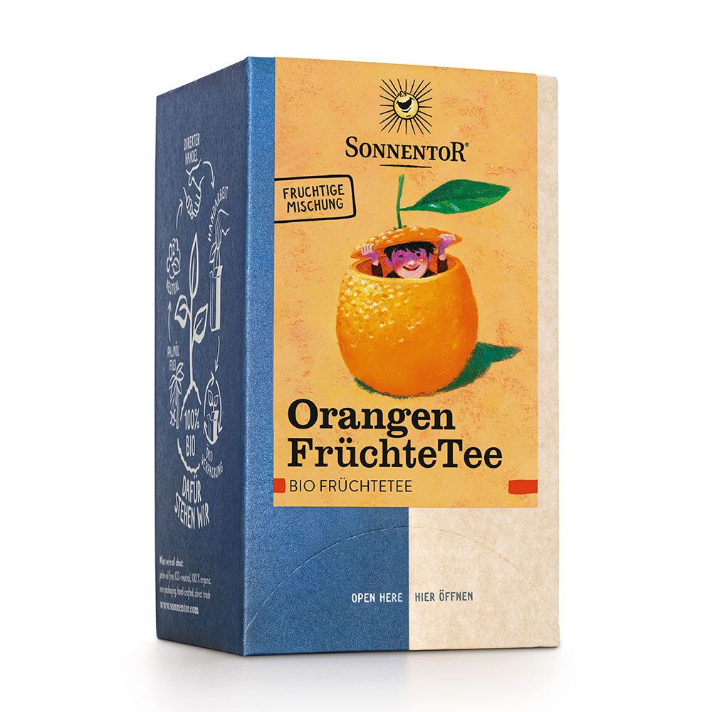 SonnentoR® Thé bio aux fruits et à l'orange (18 sachets)