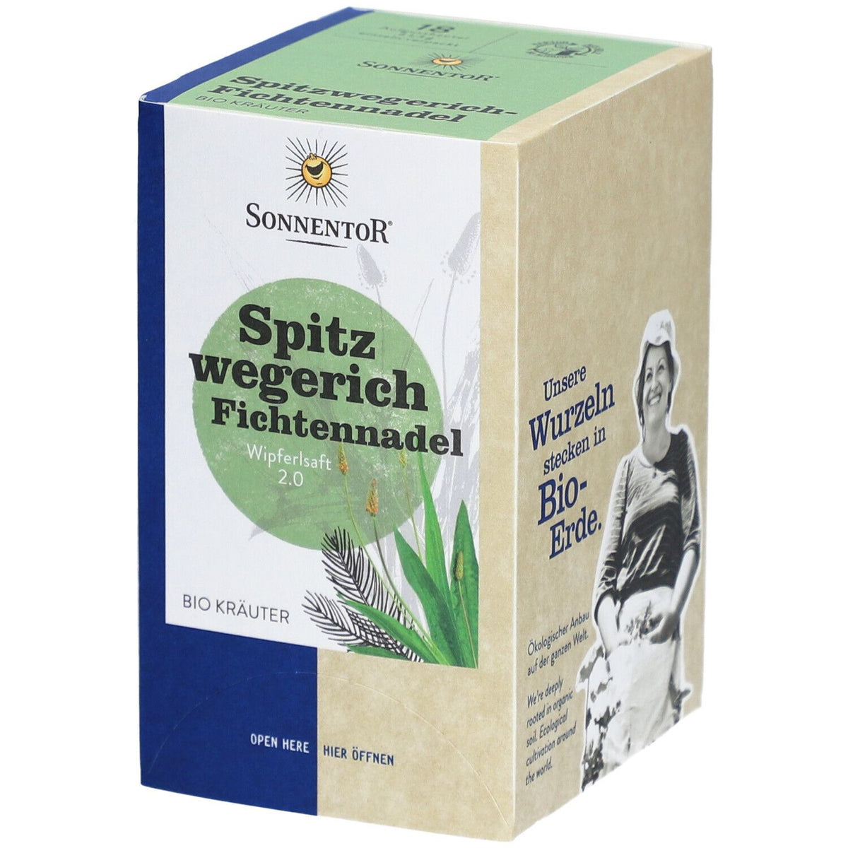 SonnentoR® Plantain lancéolé et aiguilles d'épicéa (18 pièces)