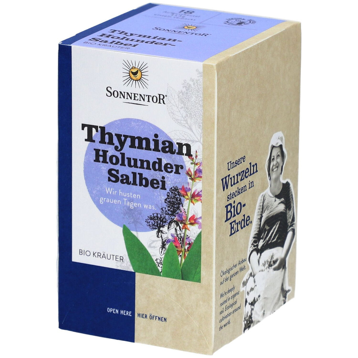 SonnentoR tisane thym-sureau-sauge (18 sachets)