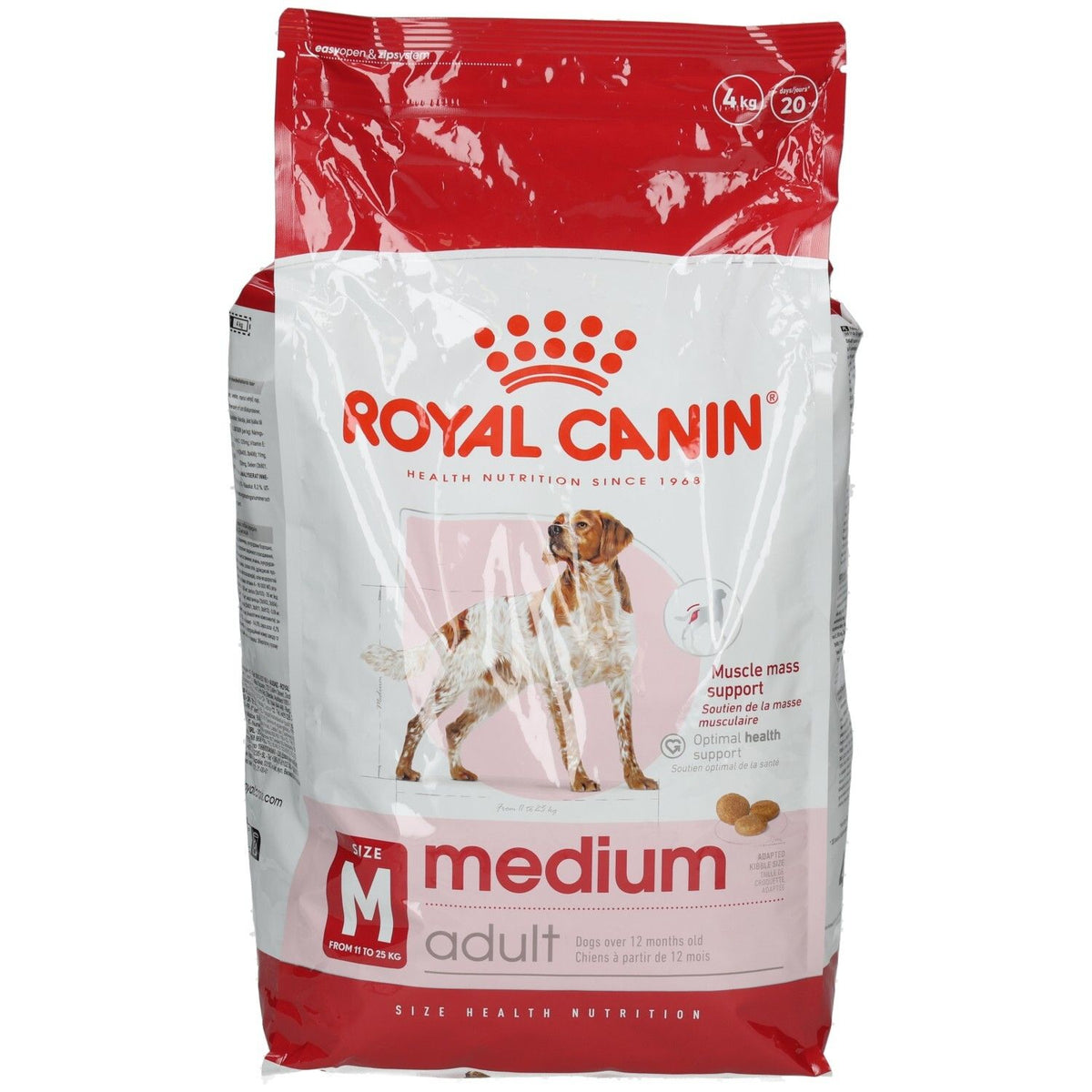 ROYAL CANIN MEDIUM Adult croquettes pour chiens adultes de taille moyenne (4 kg)
