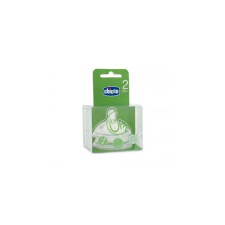 Chicco Mamelon Step up 2 tétine en silicone à large bouche et débit réglable (2 unités)
