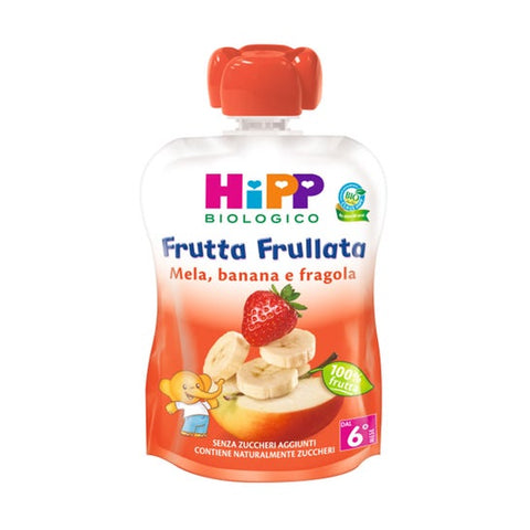 Hipp Bio Purée Fruit Pomme Banane Fraise 90g