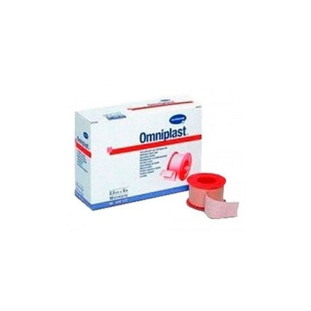 Omniplast™ Sparadrap en tissu Rose 5 m x 2,5 cm 1 u.
