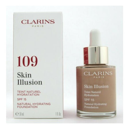 Clarins Skin Illusion Teint Naturel Hydratation SPF15 109 Blé 30ml