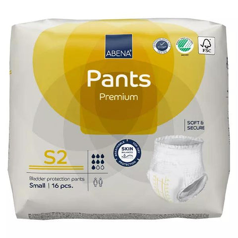 Abena Frantex Pants Premium Culotte Absorbante Taille S2 16 unités