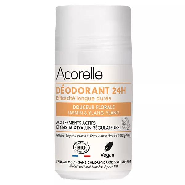 Acorelle Déodorant roll-on 24h douceur florale 50 ml