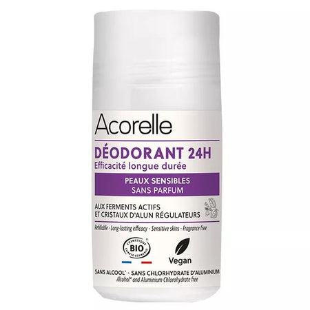 Acorelle Déodorant roll-on 24h peaux sensibles (50 ml)