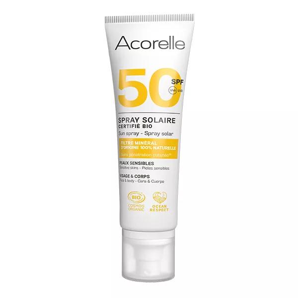Acorelle Nature Sun Spray Solaire SPF50 Bio 100ml
