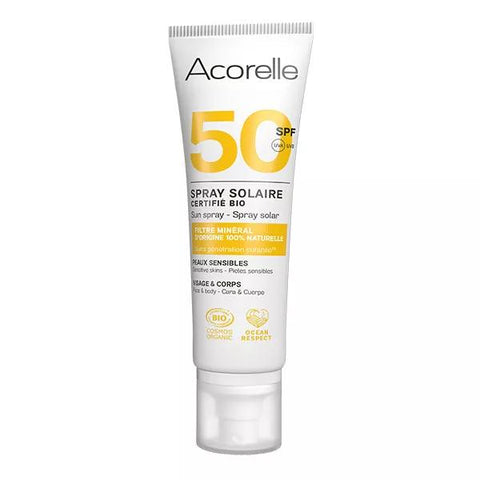 Acorelle Nature Sun Spray Solaire SPF50 Bio 100ml
