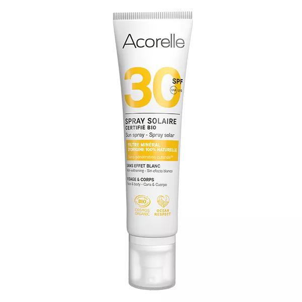 Acorelle Spray Solaire SPF30 Bio (100 ml)