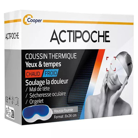 Actipoche Thermal Cushion Headache Eye and Temple Gel Mask