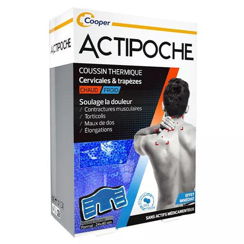 Actipoche Thermal Heat Pad for Neck and Trapezius Muscles with Microbeads