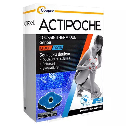 Actipoche Thermal Hot/Cold Pack Knee Microbeads