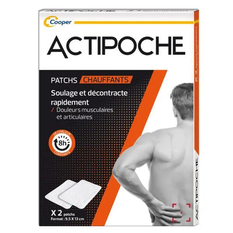Actipoche Self-Heating Patches for Muscle Pain 2 units