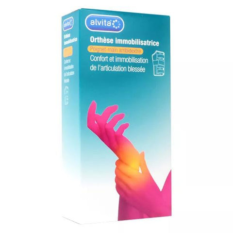 Alvita Short Wrist and Hand Immobilization Orthosis Size 1