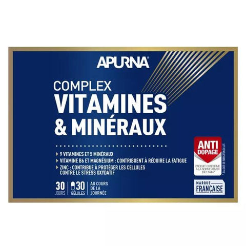 Apurna Vitamins & Minerals Complex 30 capsules