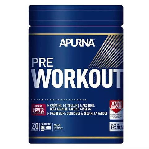 Apurna Red Berry Flavoured Pre-Workout 420g