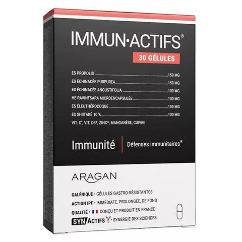 Aragan - Synactifs - Immunactifs® - Défense Immunitaire - Propolis - 30 gélules