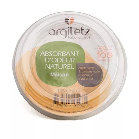Argiletz Absorbant d'Odeur Naturel Maison Agrumes Coupelle (115 g)