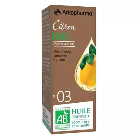 Arko Essentiel Huile Essentielle Bio Citron N°3 10ml