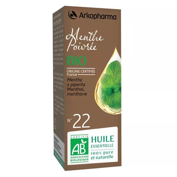Arko Essentiel Huile Essentielle Bio Menthe Poivrée N°22 (10 ml)