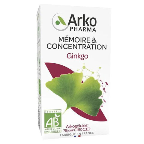 Arkopharma Arkocaps Organic Ginkgo 150 capsules