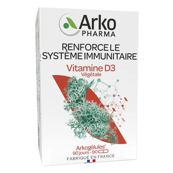 Arkopharma Arkogélules Vitamine D3 Végétale (90 gélules)