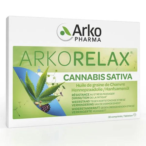 Arkopharma Arkorelax Cannabis Sativa 30 comprimés