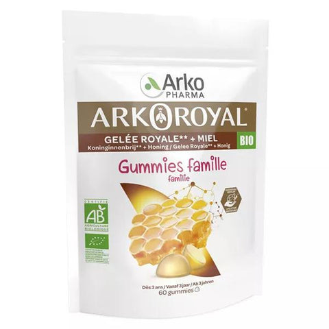 Arkopharma Arkoroyal Organic Gummies sachets of 60