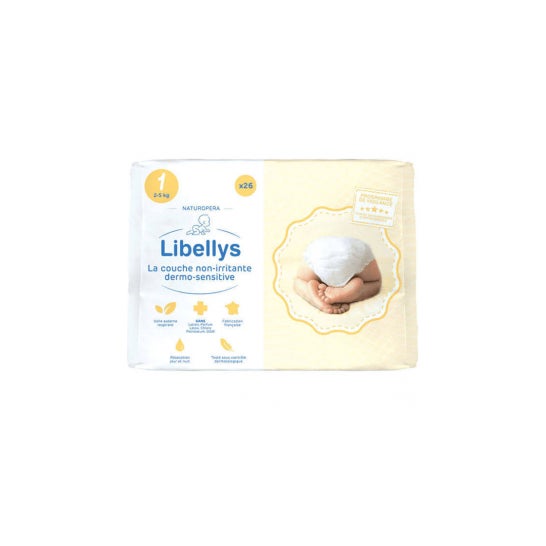 Libellys Couche T1 2-5 kg (26 pièces)