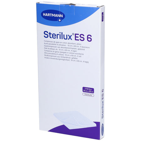 Sterilux ES6 KP stérile 12 pièces (10 cm x 20 cm)