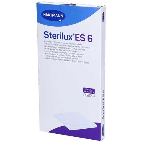 Sterilux ES6 KP stérile 12 pièces (10 cm x 20 cm)