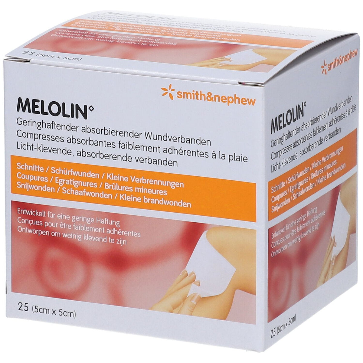 Melolin® Compresse stérile 5 x 5 cm (25 pièces)