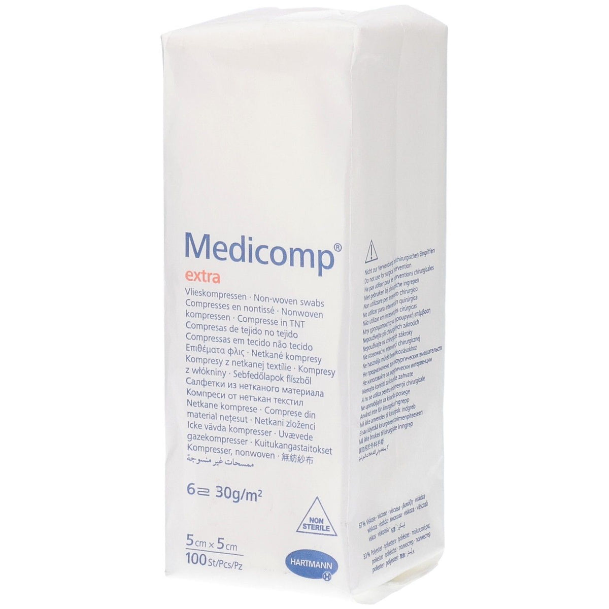 Hartmann Medicomp Compresse 6 Plis 5 x 5cm 421831