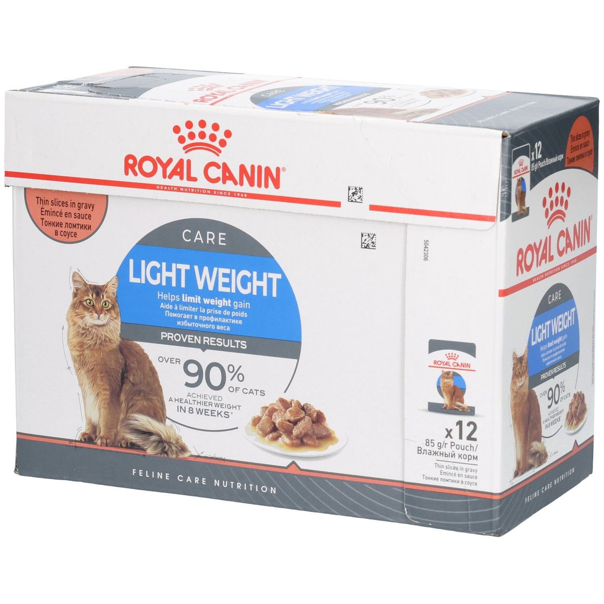 Royal Canin Feline Light Weight Care en sauce P.B. Multipack (12x85 g)