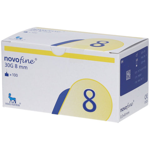 Novofine® 30G 8 mm — 100 pièces