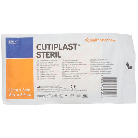 Cutiplast Steriel 8cm x 15cm (1 pièce)