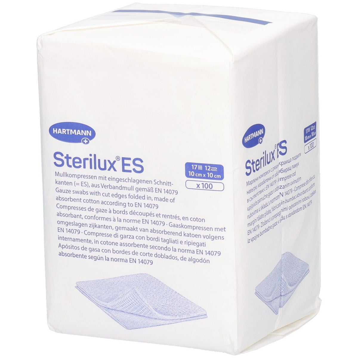 Hartmann Sterilux ES Compresse 12 Plis 10 x 10cm (100 pièces)