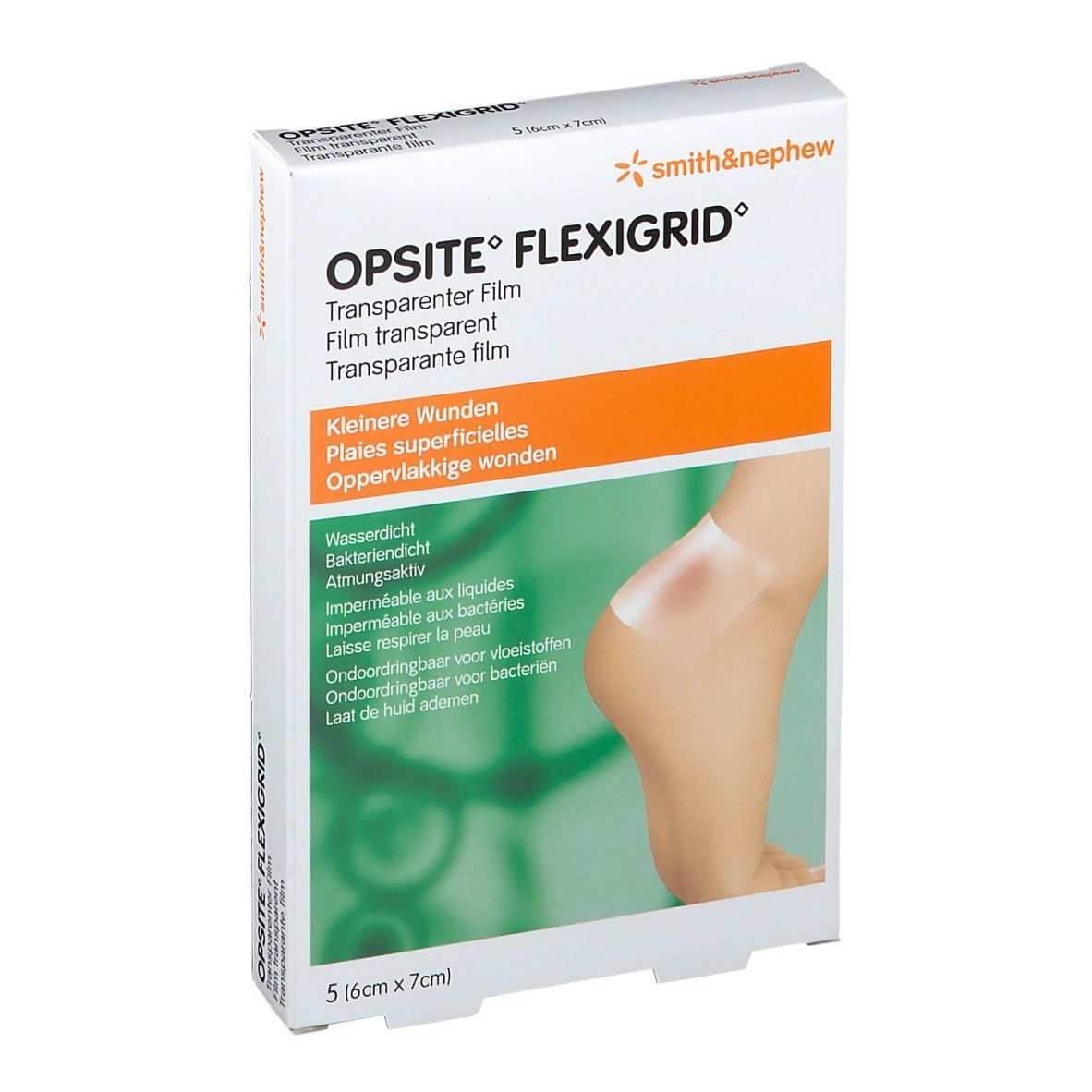 Opsite Flexigrid 6 cm x 7 cm — 5 pièces