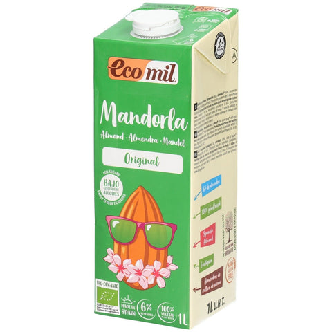 EcoMil Almond Milk with Agave (1 L)