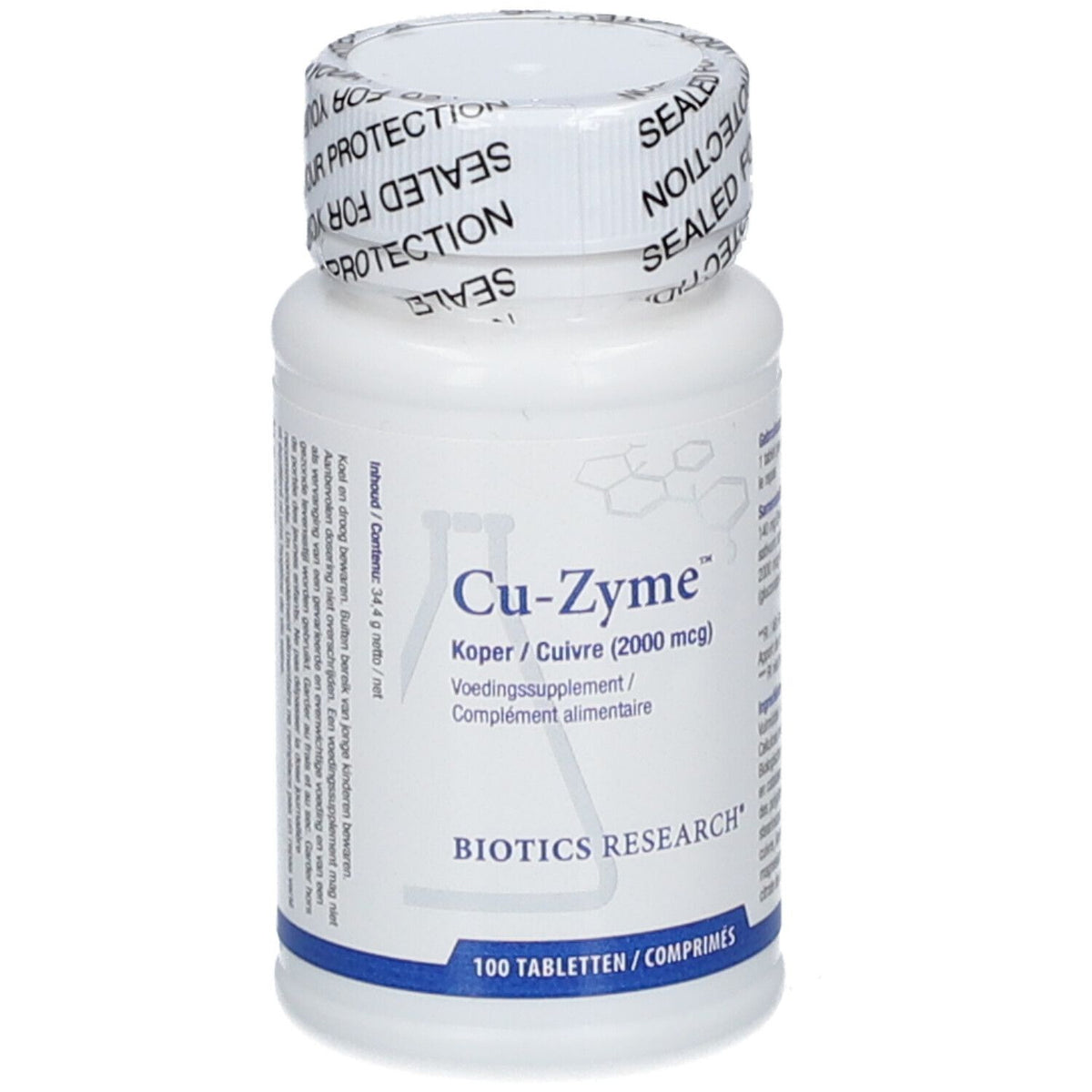 Biotics Research® Cu Zyme™ 2 mg (100 comprimés)