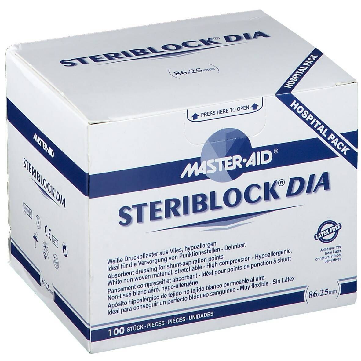 Steriblock Pansement Stérile (100 pièces)