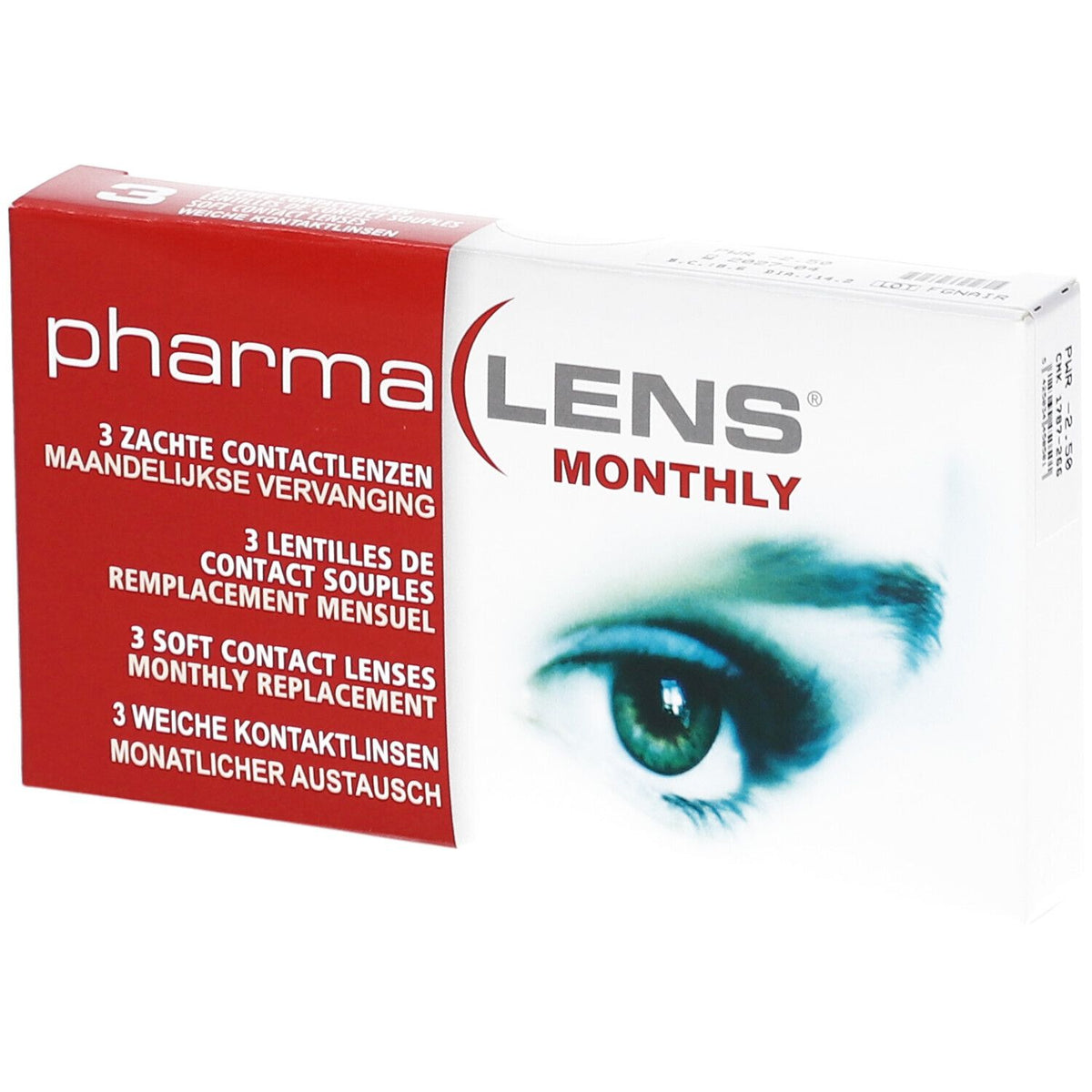 PharmaLens Lentilles (mois) (Dioptrie -2.50)