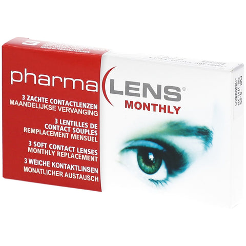 PharmaLens Lentilles (mois) (Dioptrie -3.25) (3 pièces)