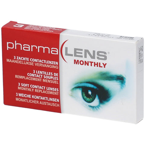 pharmaLENS® lentilles mensuelles +1.75 (3 pièces)